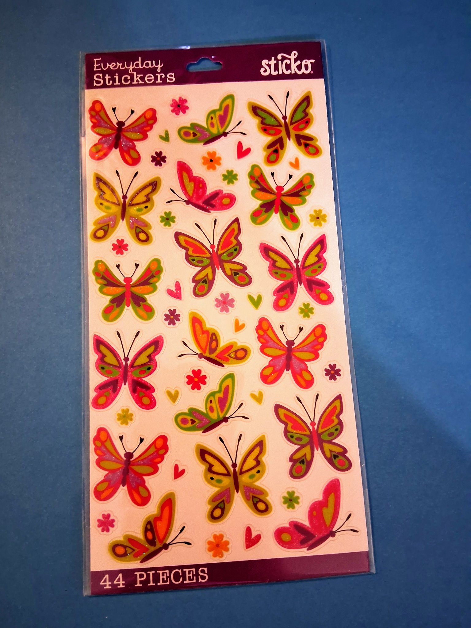 Sticker Pack — 44B Sticko Everyday Butterflies (44 pieces)